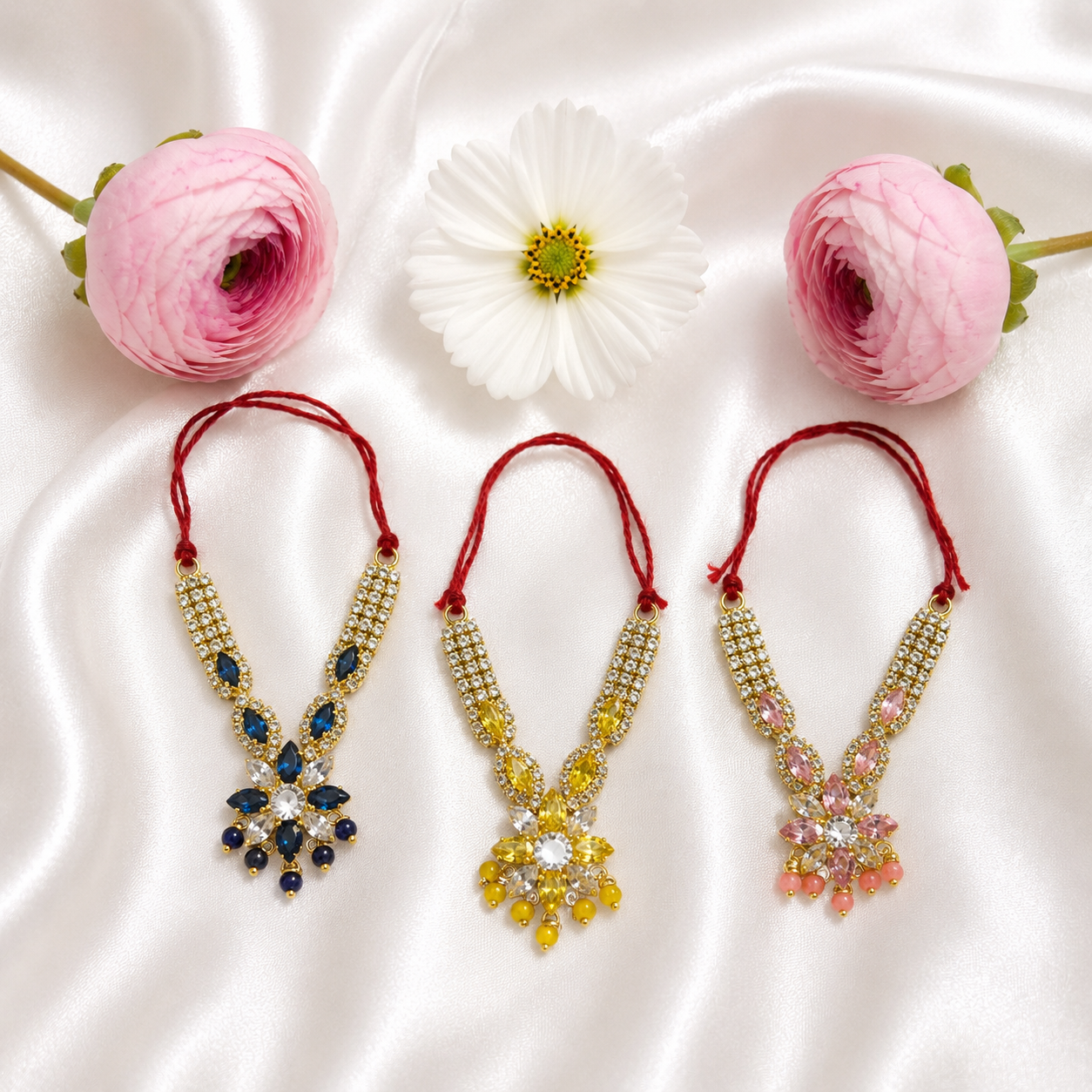 Nandlall Kanthii Necklace Set(Pack of 3)
