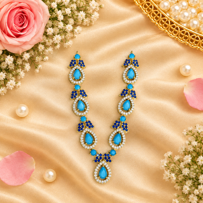 Shubh Neel Prem Necklace Set (Pack of 2)