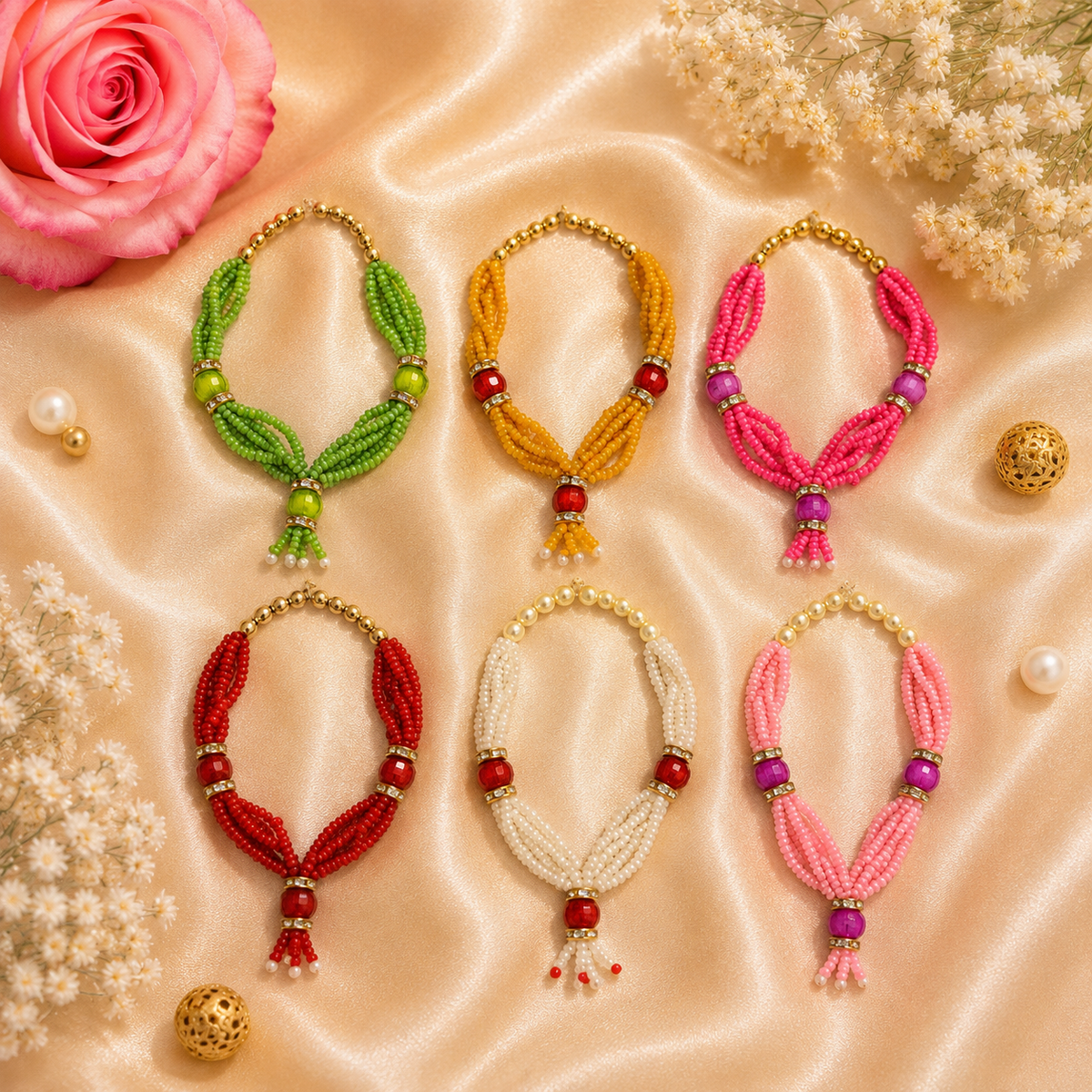Aastha Prabha Necklace Set (Pack of 6)