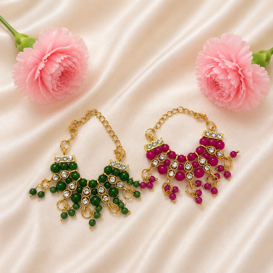 Ruby Harit Necklace Set(Pack of 2)