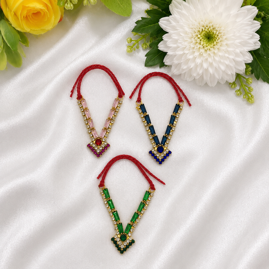 Gopal Ambika Necklace Set(Pack of 3)