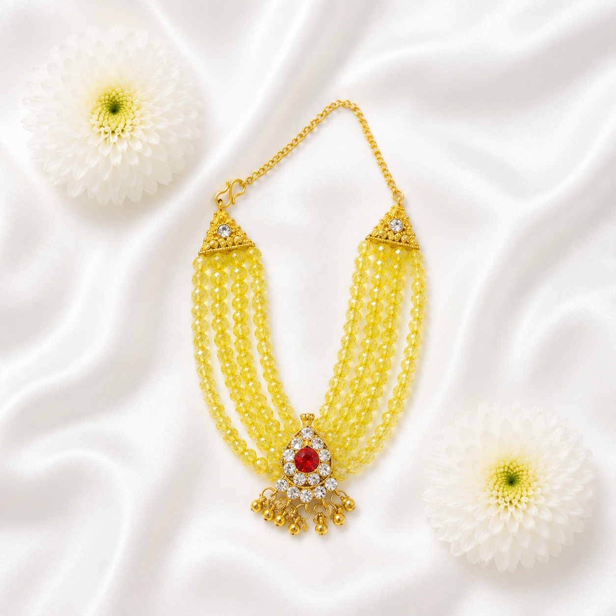 Braj Kanthii Necklace Set(Pack of 2)