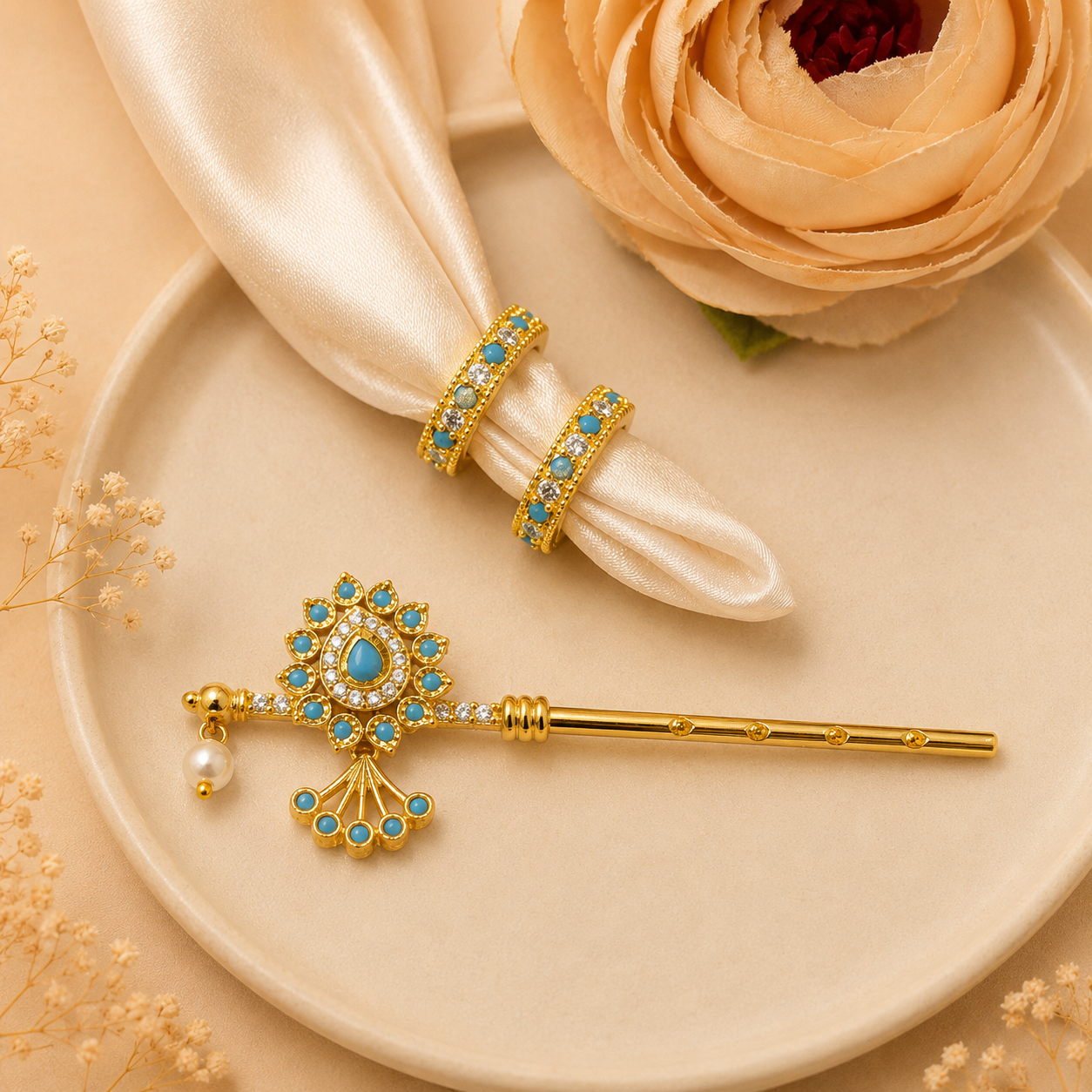 Shyama Rang Basuri Shringar Set