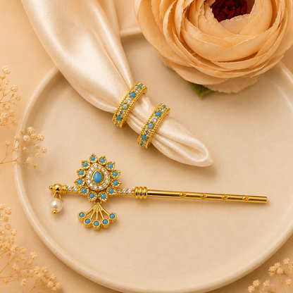 Shyama Rang Basuri Shringar Set