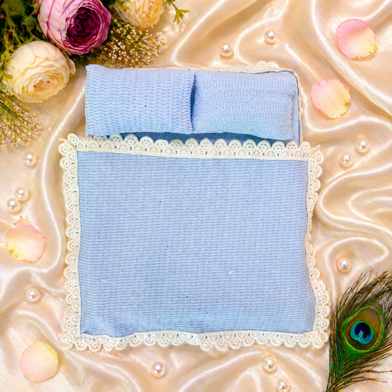 Gopal Komal Cotton Laddu Gopal Bedding Set