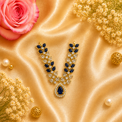 Harit Neelam Necklace Set (Pack of 2)