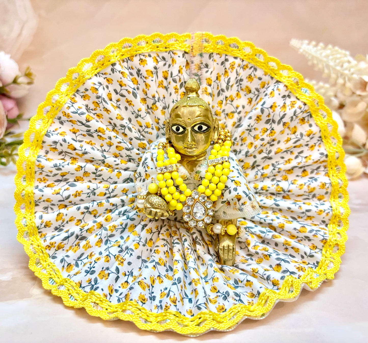Laddu Gopal Cotton Dress Mix Colors (Pack of 2)