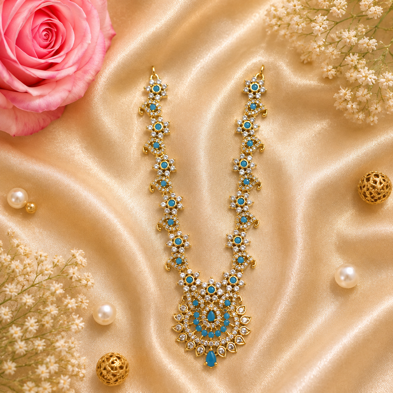 Yamuna Ratna Necklace Set (Pack of 3)