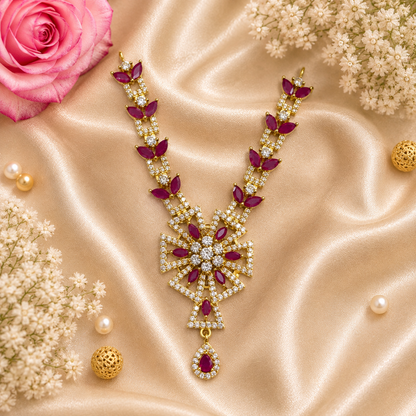 Neelam Tarang Kanth Necklace Set
