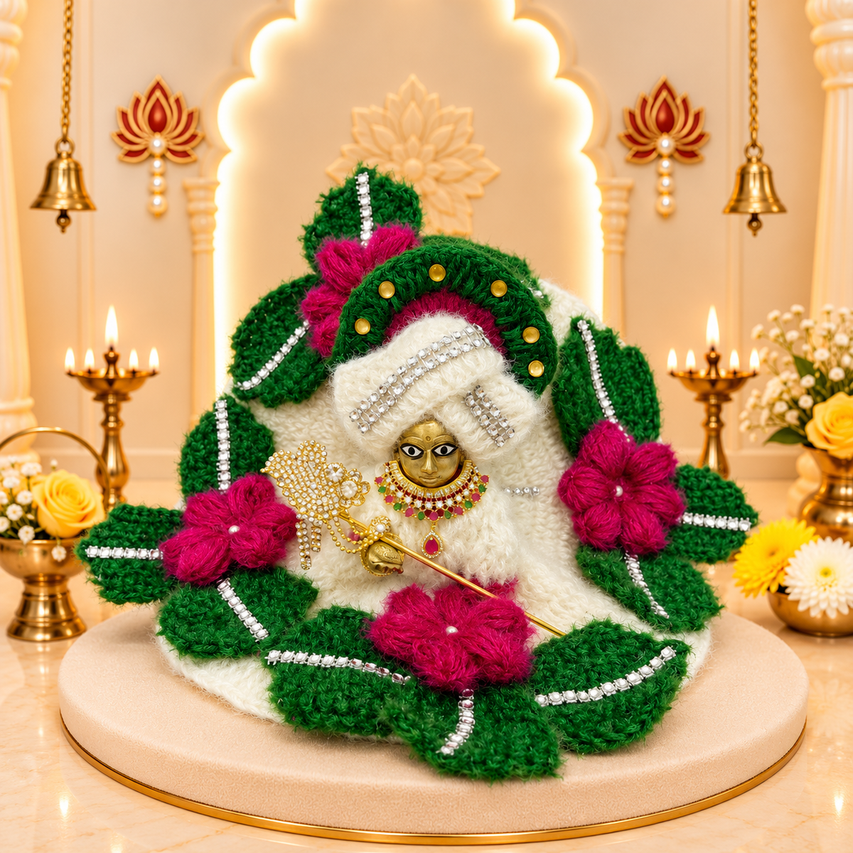 Padma Prabha Woollen Laddu Gopal Dress