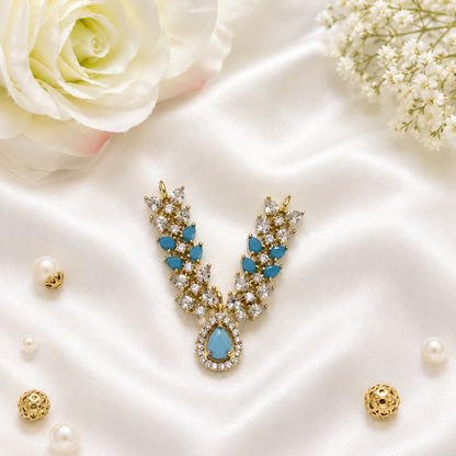 Neelam Ratna Necklace Set