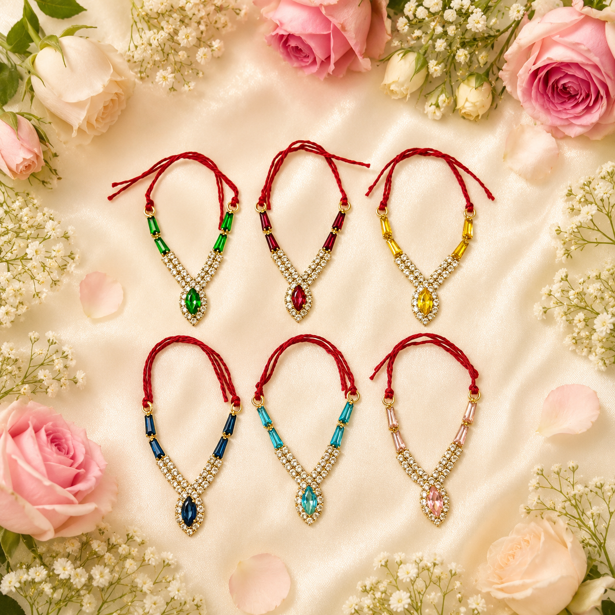 Ratnadeep Kanthi Necklace Set(Pack of 6)