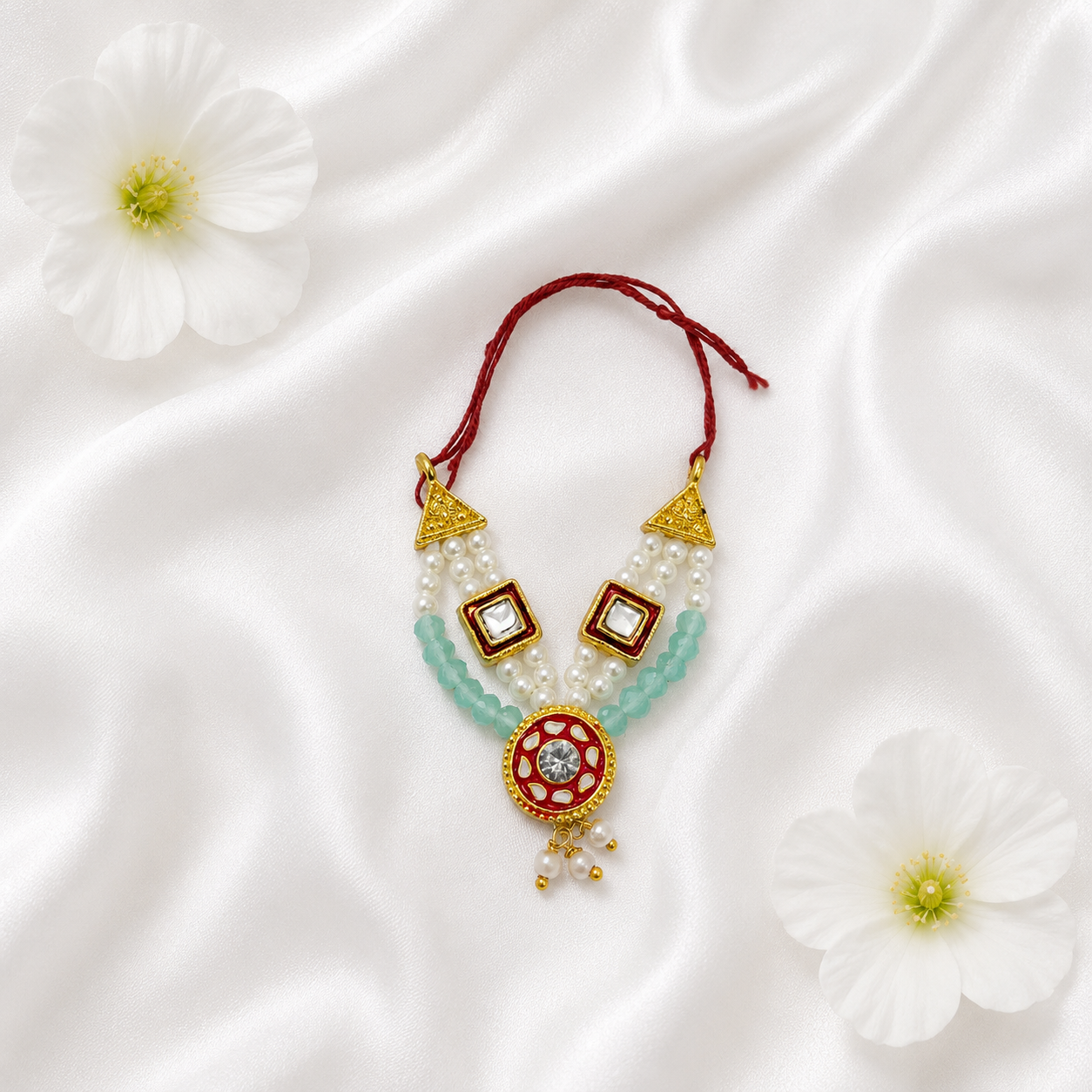 Nikunj Gulhar Necklace Set(Pack of 2)