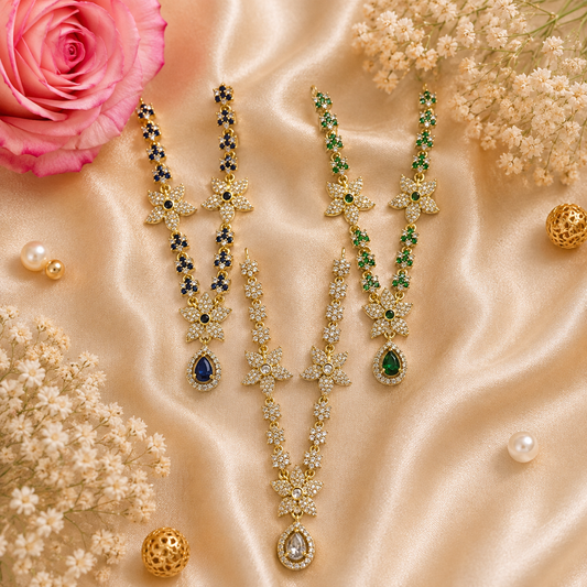 Yamuna Neel Necklace Set (Pack of 3)