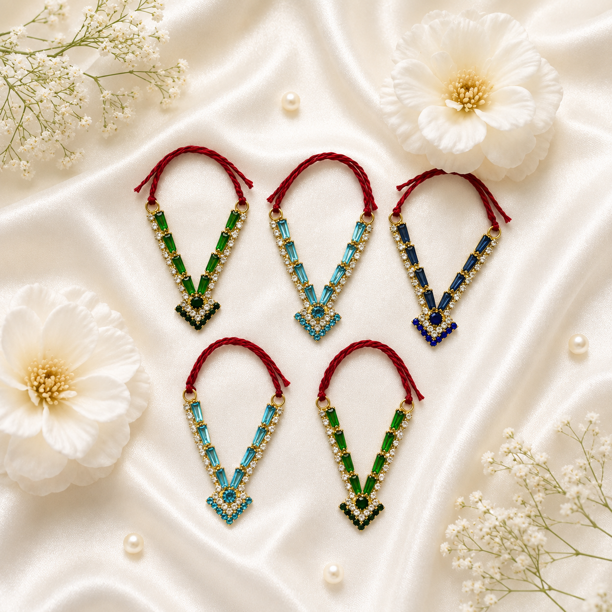 Ratnavali Ambika Necklace Set(Pack of 5)