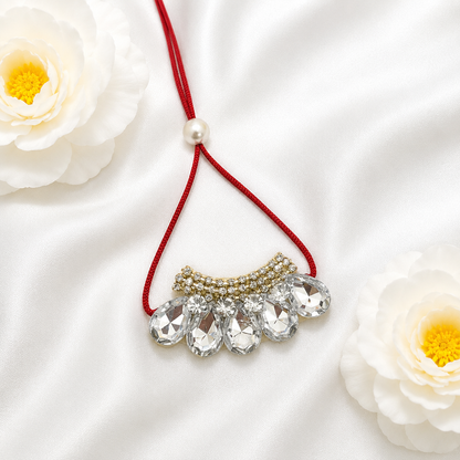 Shwet Chandrika Necklace Set(Pack of 3)