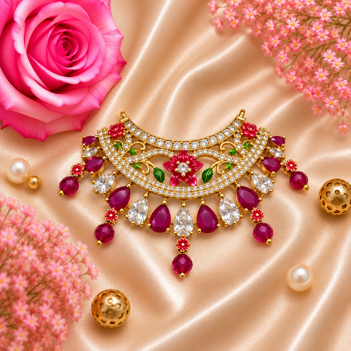 Mangalmayi Pushp Necklace Set