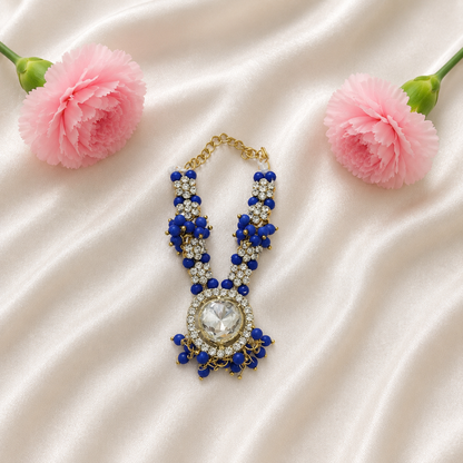 Neelam Moti Necklace Set(Pack of 2)