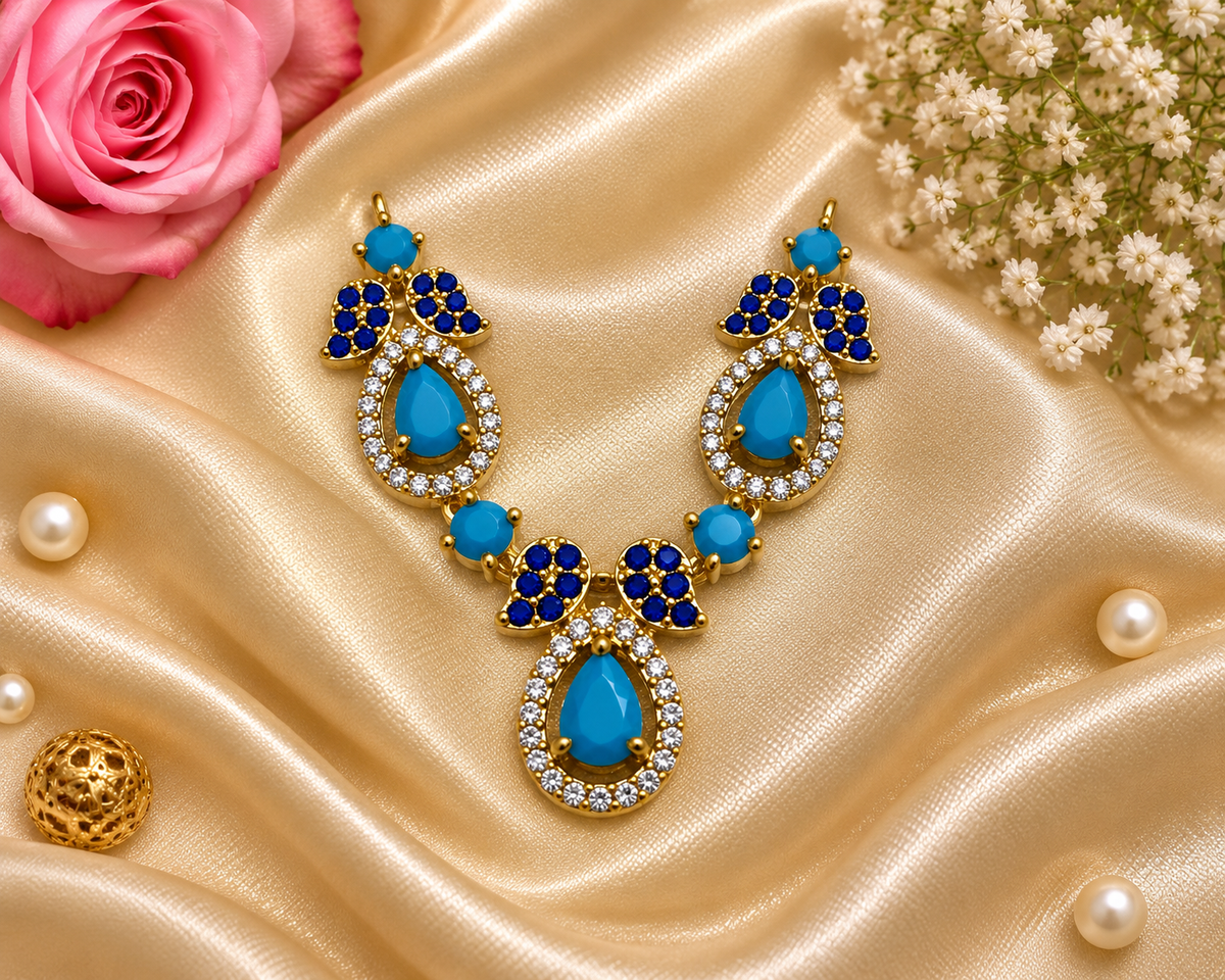 Neelam Ruby Necklace Set (Pack of 2)