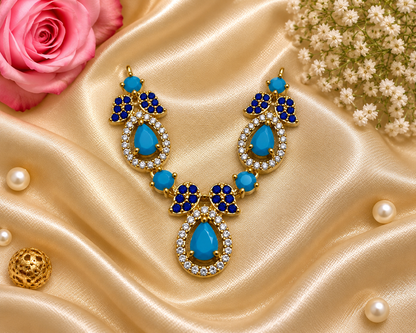 Neelam Ruby Necklace Set (Pack of 2)