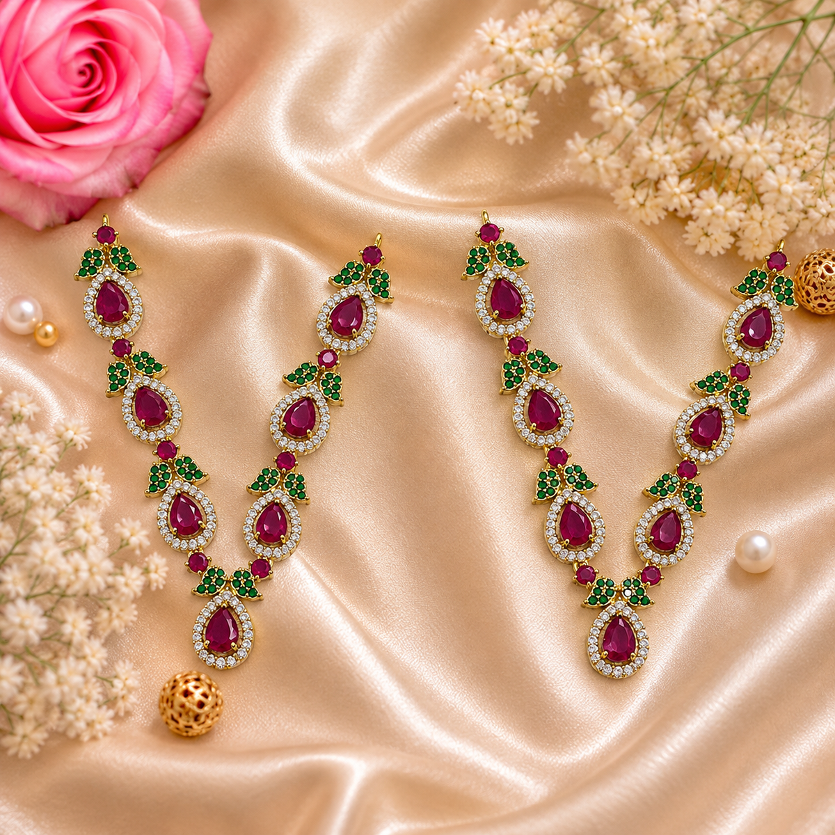 Divya Kamala Necklace Set (Pack of 2)
