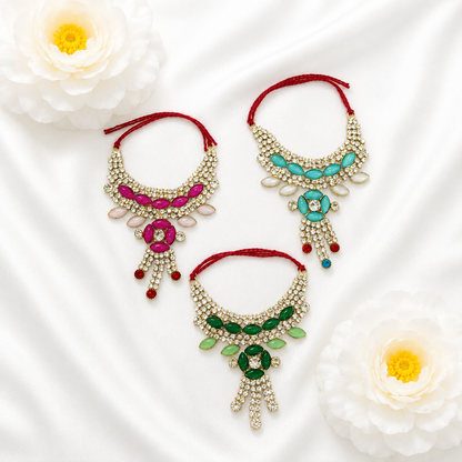 Kishori Chandrika Necklace Set(Pack of 3)