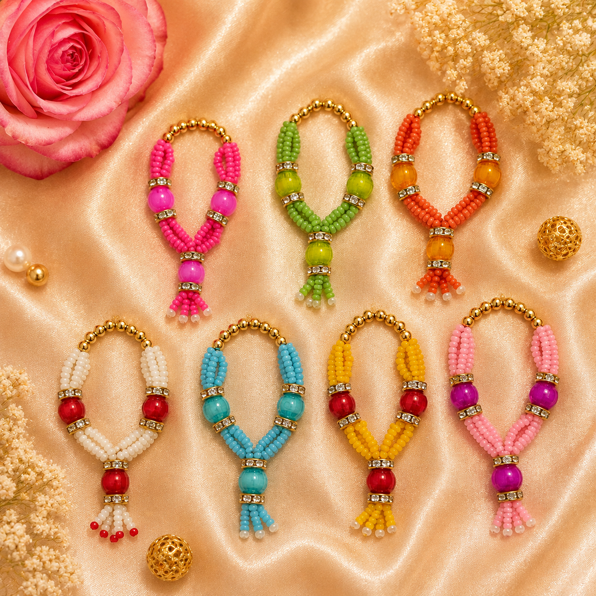 Pavitra Deep Necklace Set (Pack of 7)