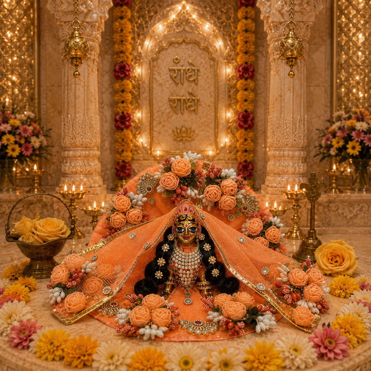 Kishori Pushp Radha Rani Dress