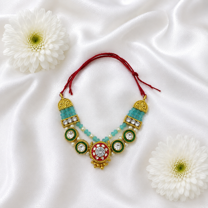 Hari Neel Necklace Set(Pack of 2)