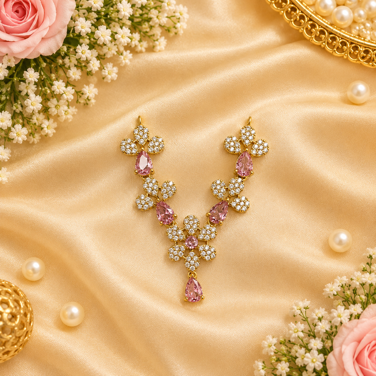 Kanak Pushpaa Necklace Set (Pack of 2)