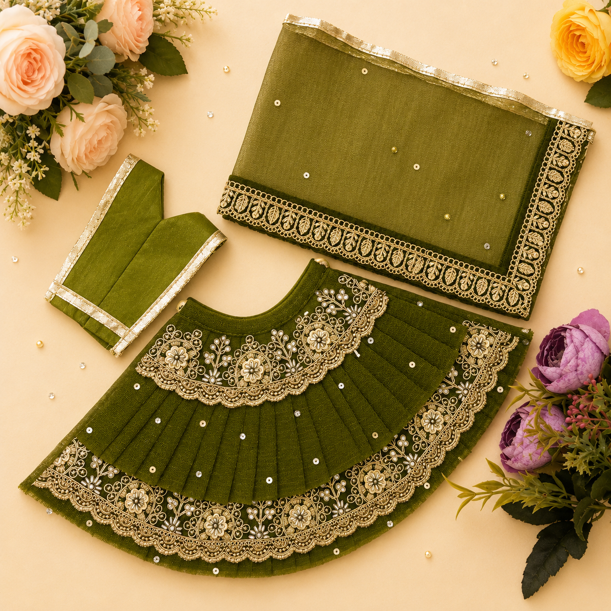 Harit Shakti Mata Rani Dress