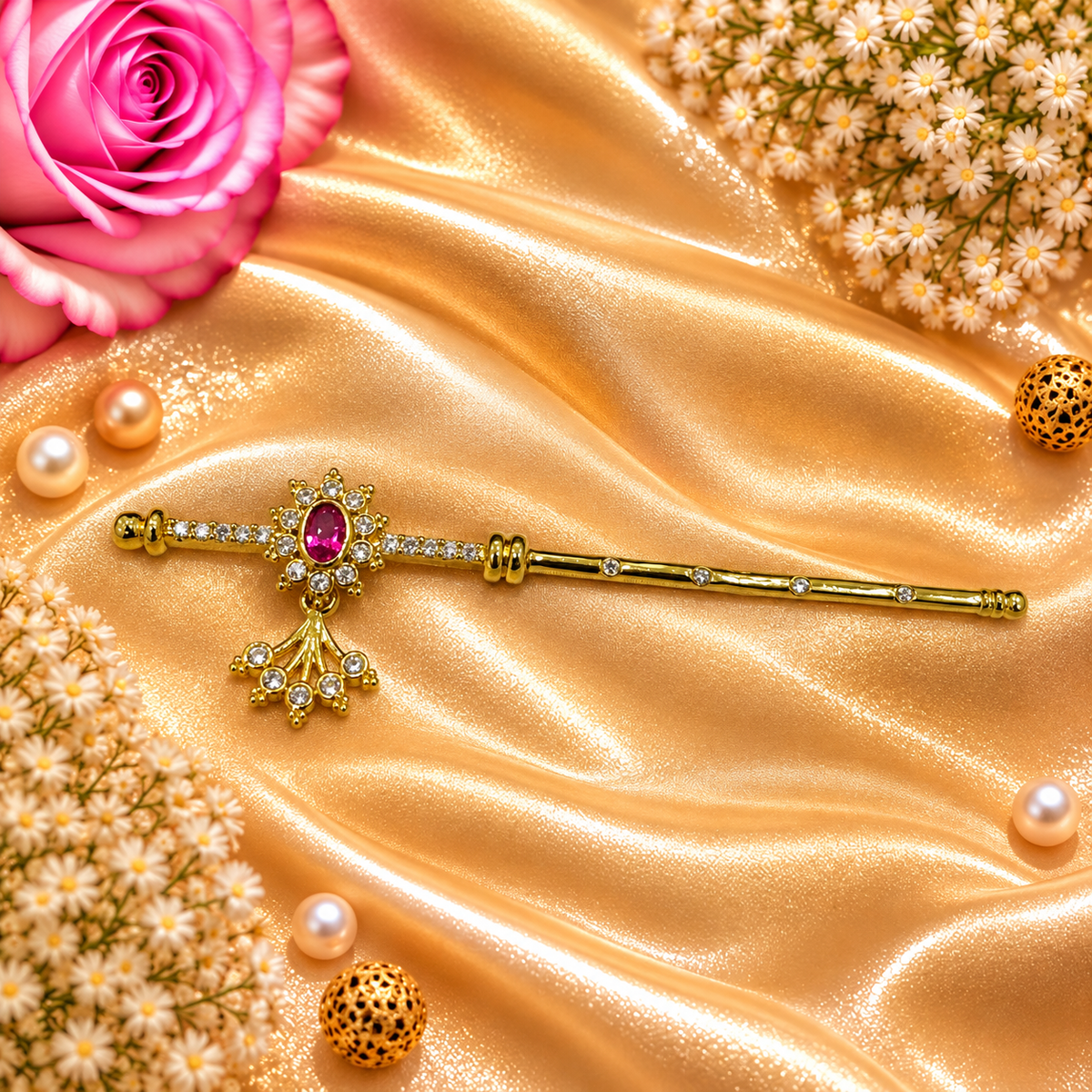 Ruby Jyoti Rasik Basuri Set