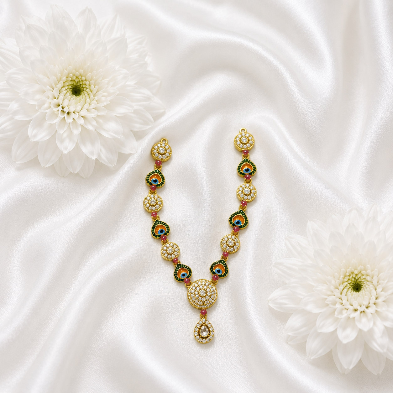 Mayur Netra Necklace Set