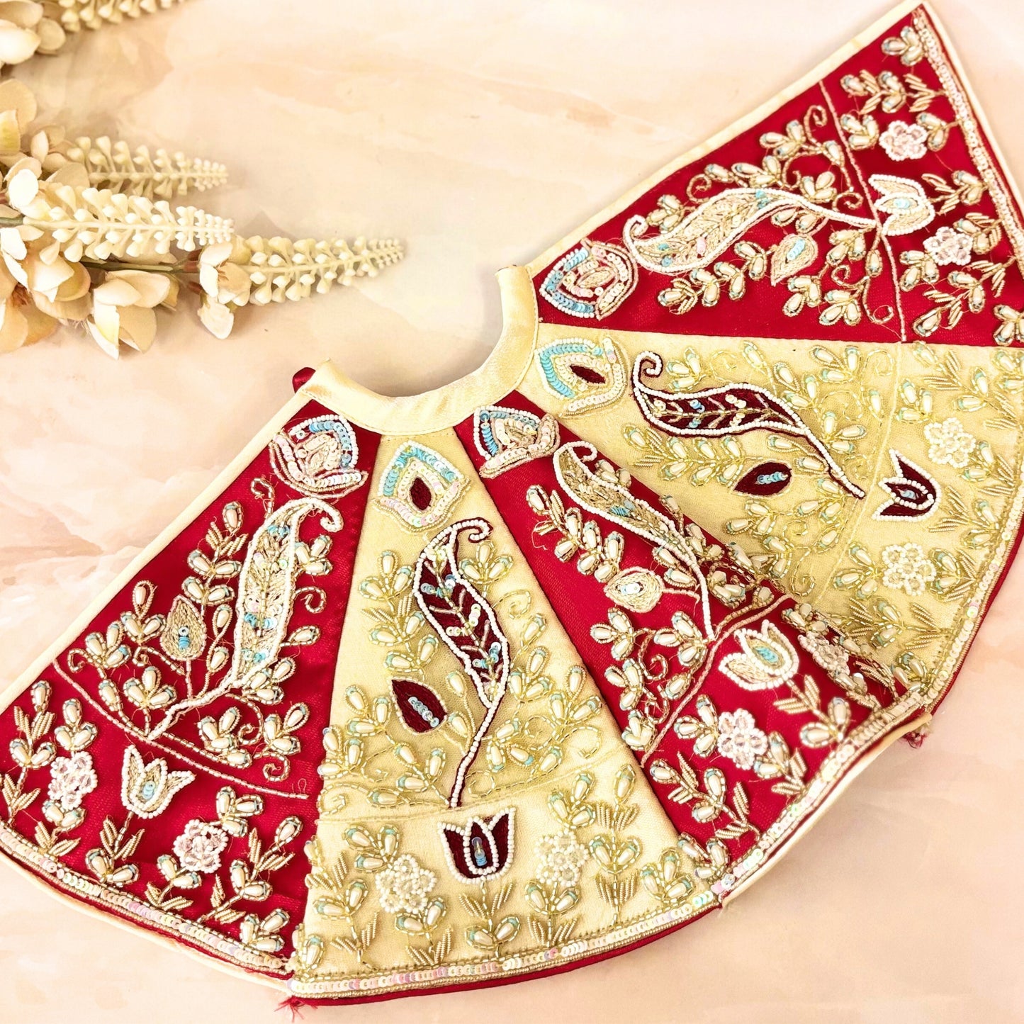 Luxe - Durga Maa Kalyani Mata Rani Lehenga, choli & duppatta- 3 piece set