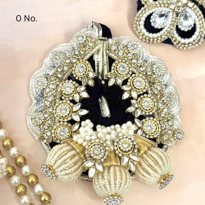 Neelrajya Pearl Velvet Laddu Gopal Dress