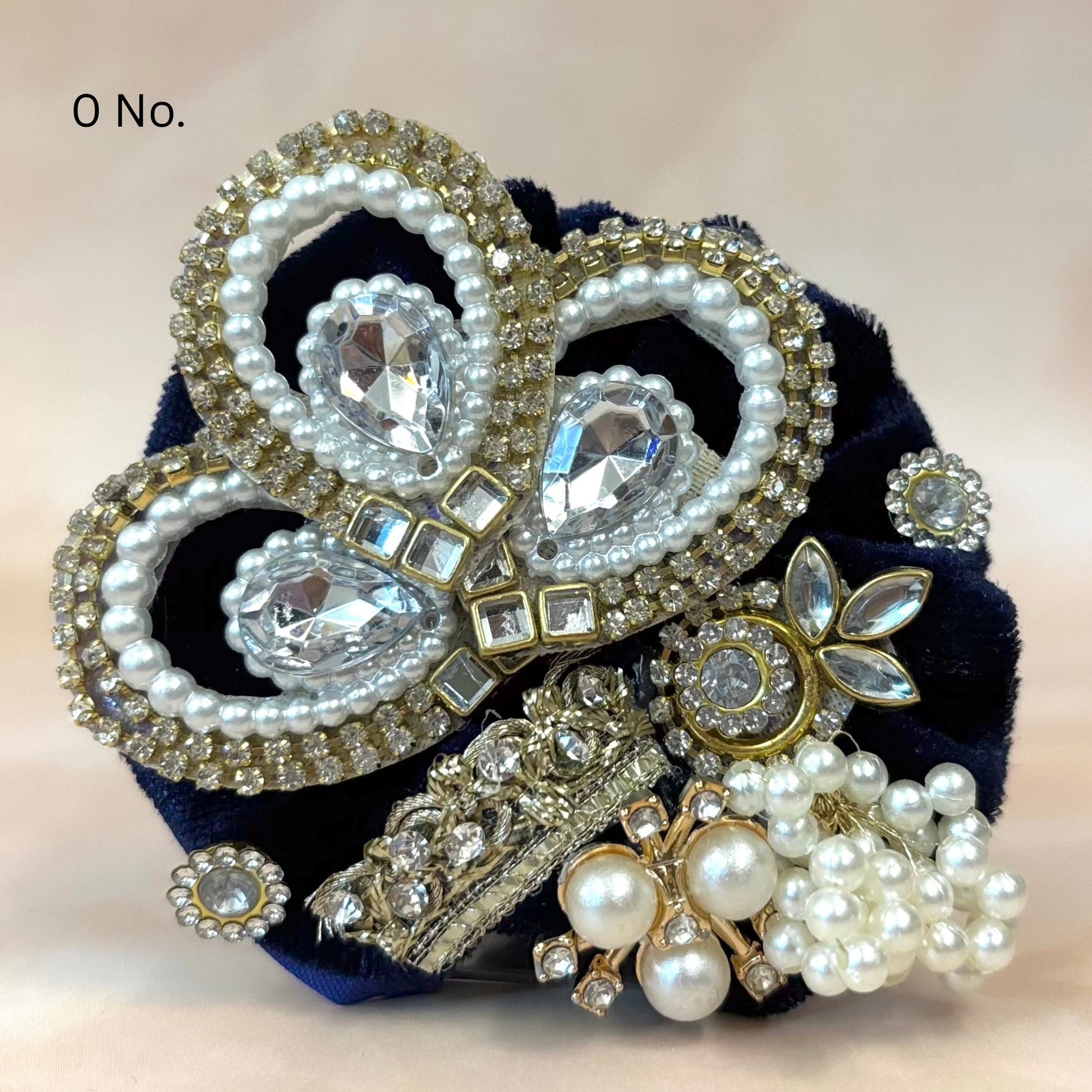 Neelrajya Pearl Velvet Laddu Gopal Dress