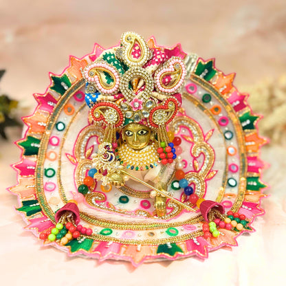 Luxe - Holi Special Hand Embroidered Laddu Gopal Dress (4 piece set)