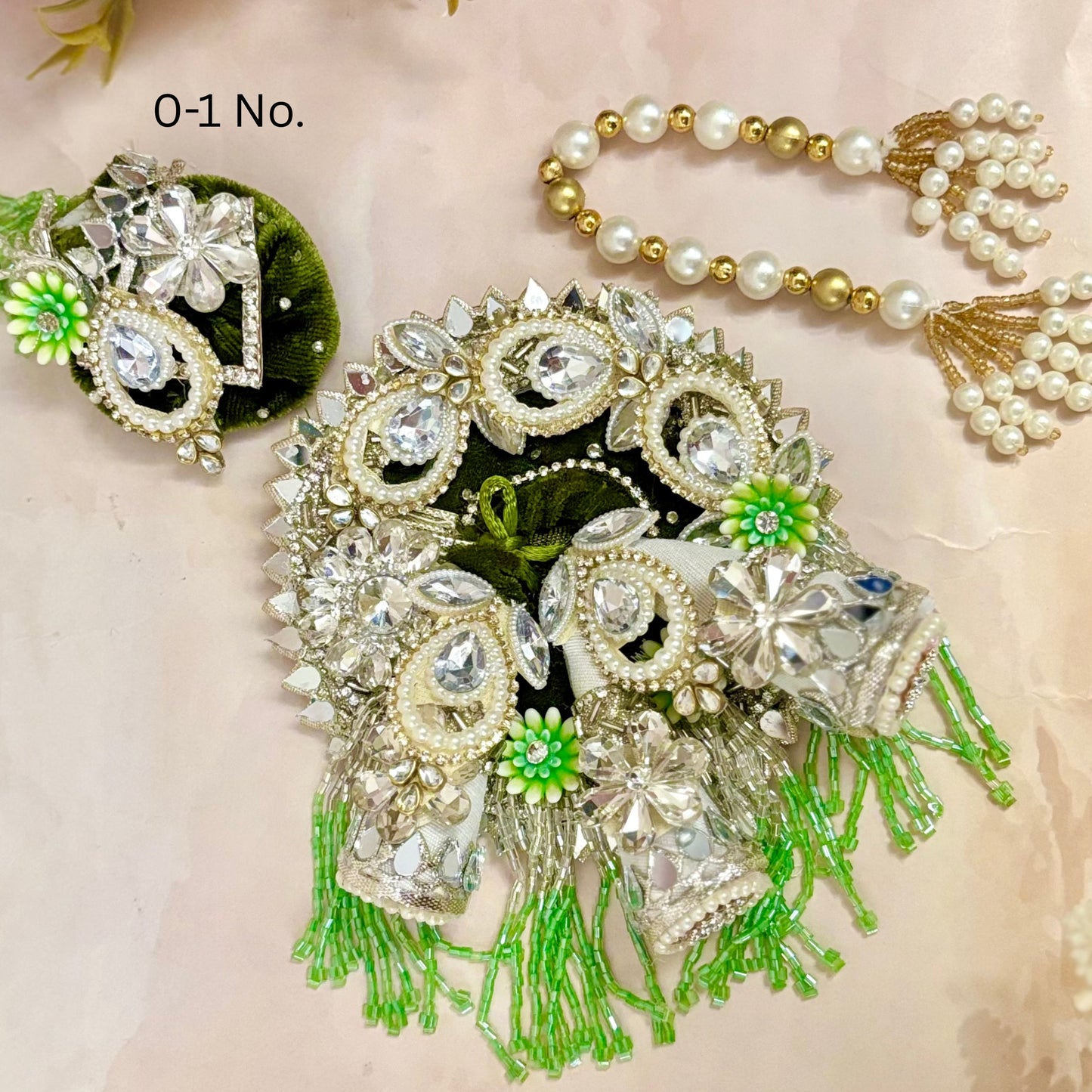 Divyabhusan Velvet Laddu Gopal Dress