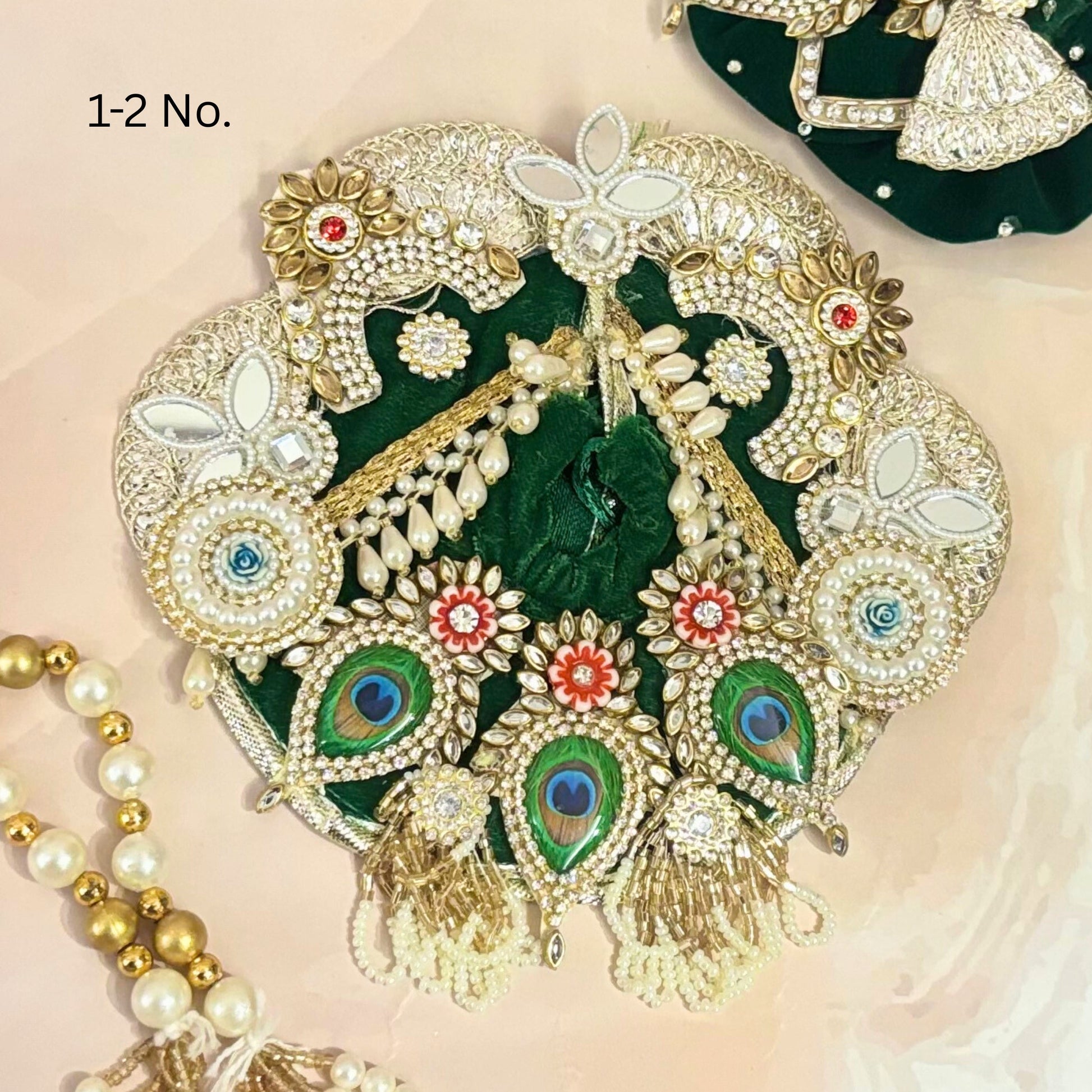 Mayurpriya Velvet Laddu Gopal Dress