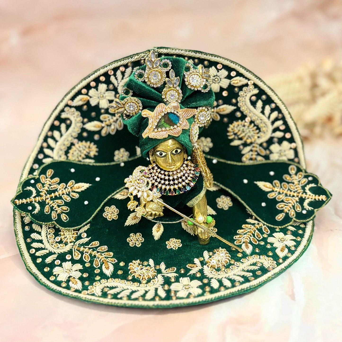 Haritratna Velvet Laddu Gopal Dress