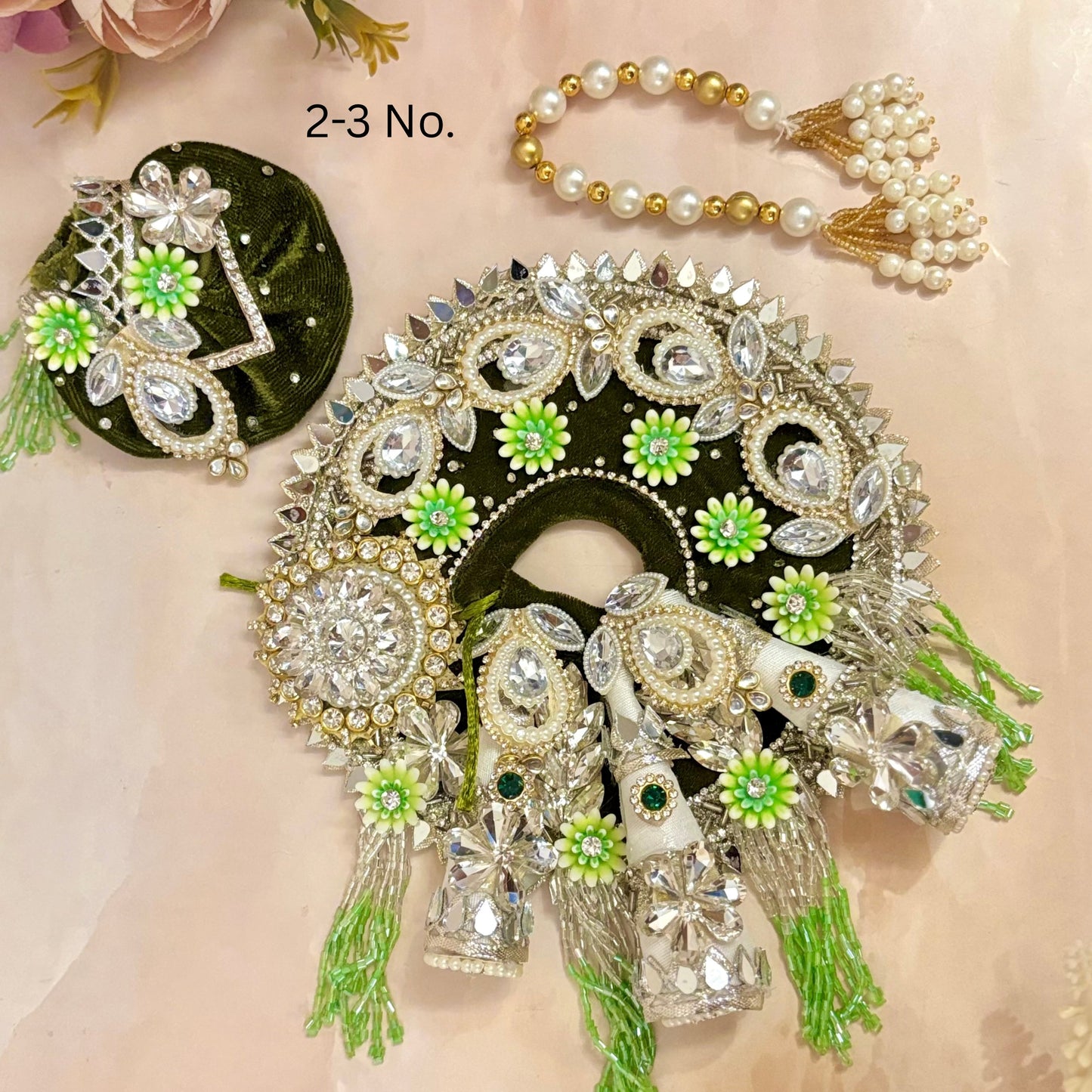 Divyabhusan Velvet Laddu Gopal Dress