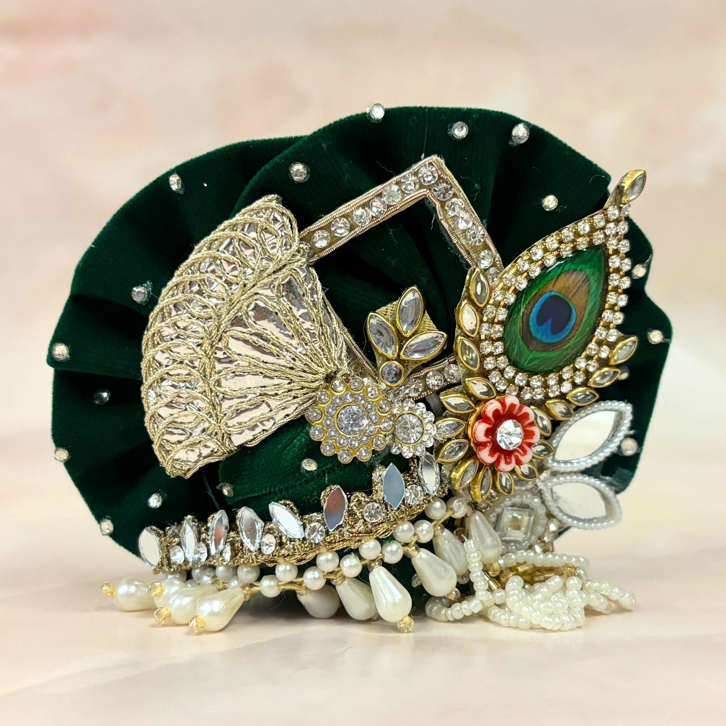 Mayurpriya Velvet Laddu Gopal Dress