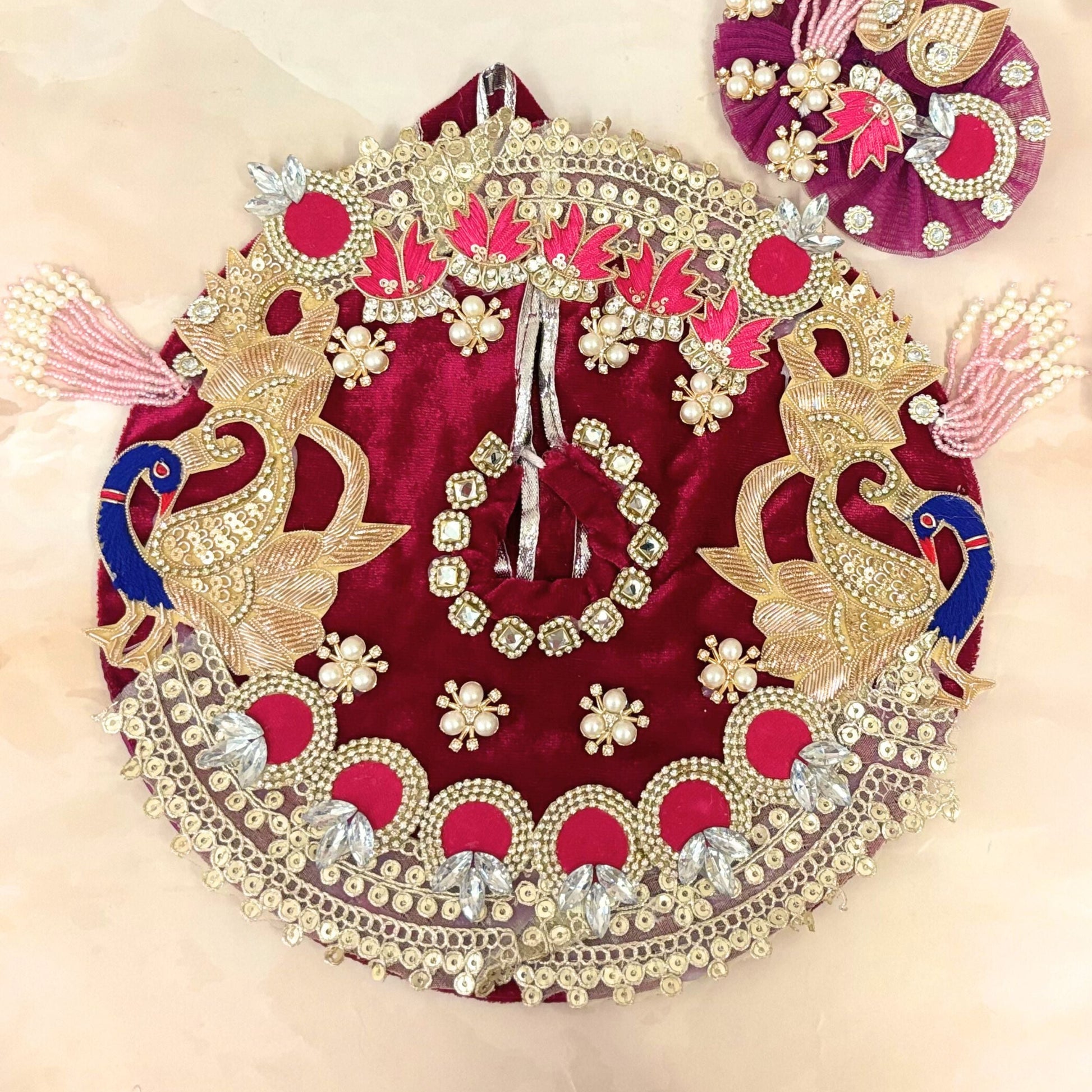Rajvibha Velvet Laddu Gopal Dress