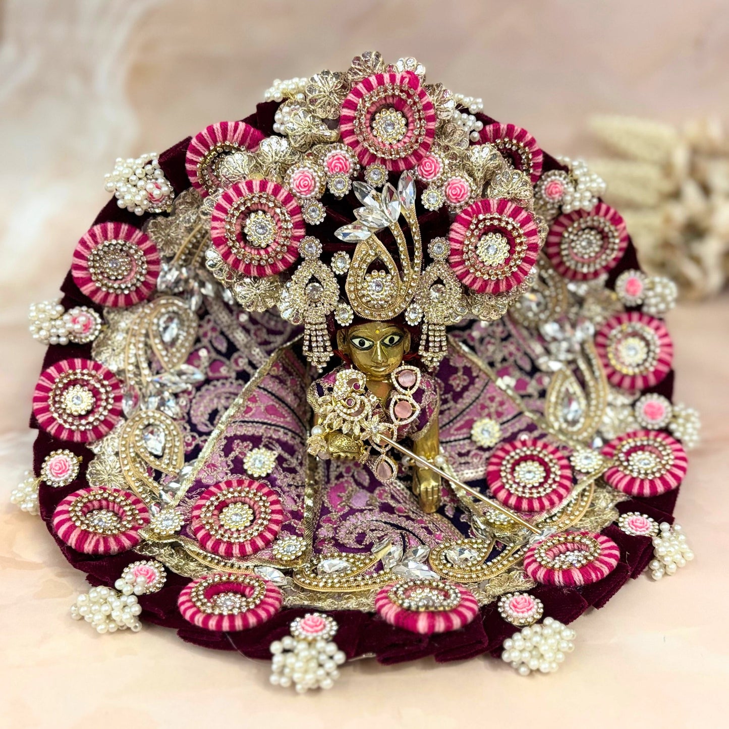 Mohiniraag Velvet Laddu Gopal Dress