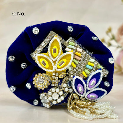 Ratnadarshika Velvet Laddu Gopal Dress