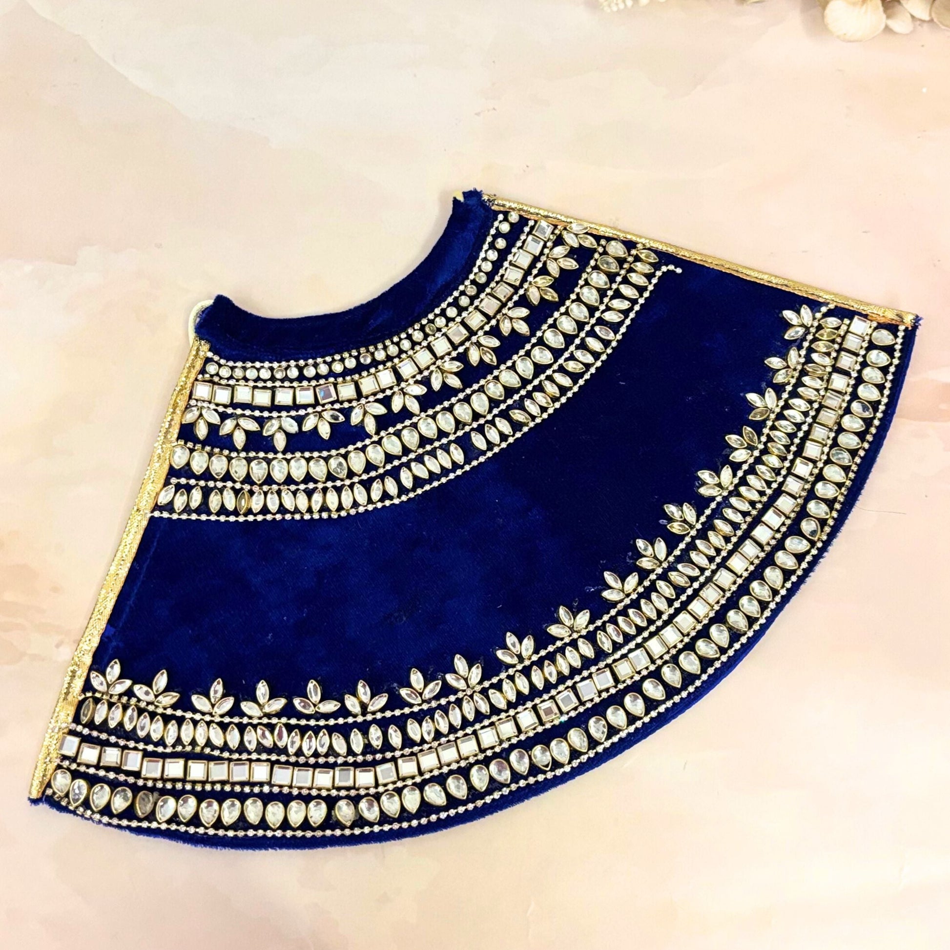 Neelkanaka Velvet Mata Rani Dress