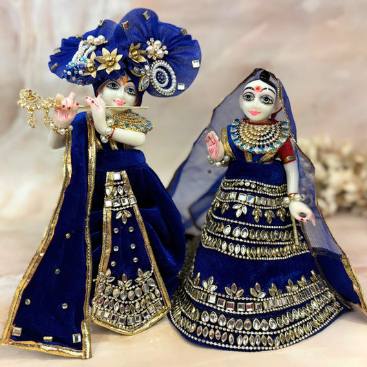 Neelkanth Shringar Radha Krishna Dress