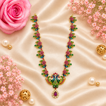Divya Mayur Shringar Necklace Set