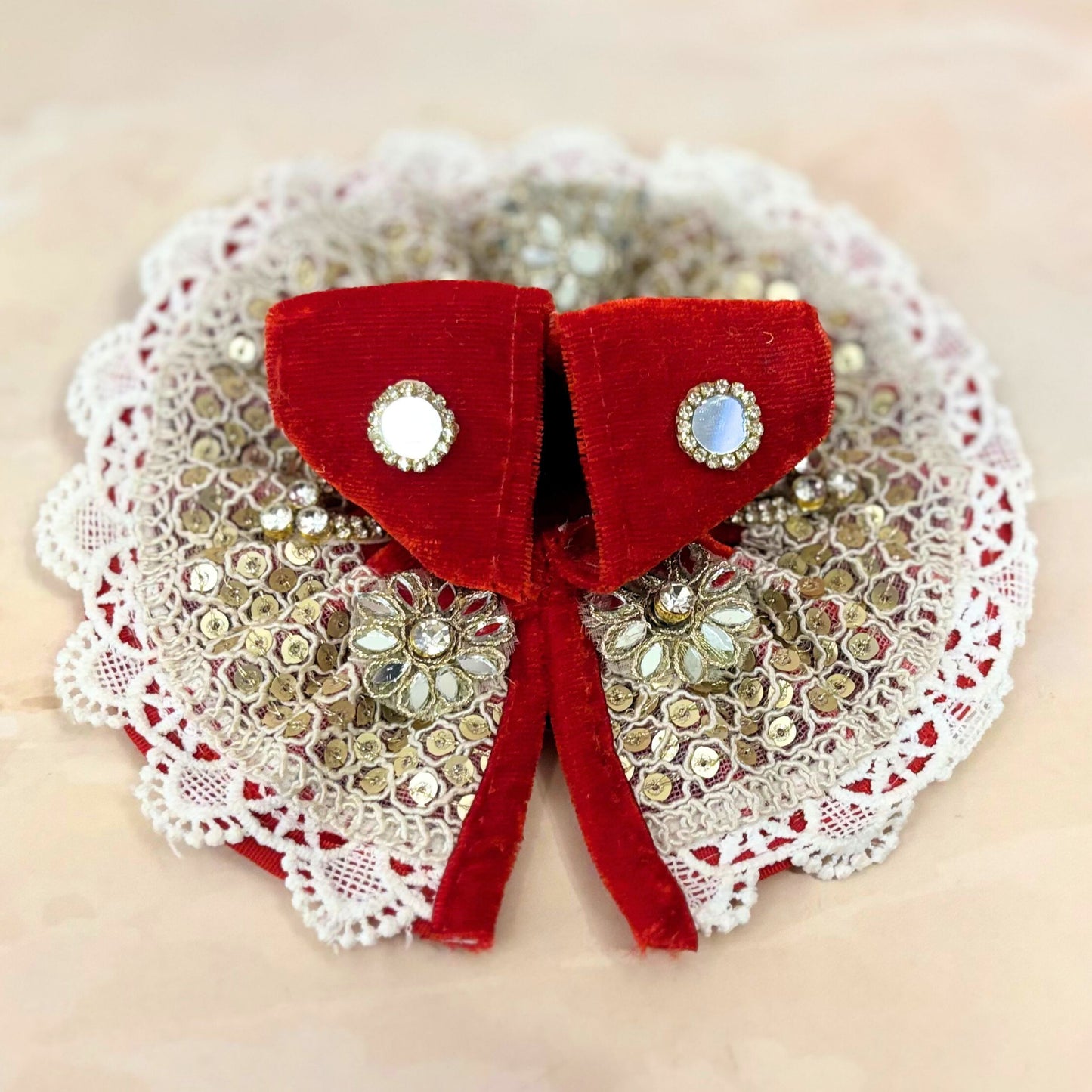 Divyaraga Velvet Laddu Gopal Dress Combo – Set of 4