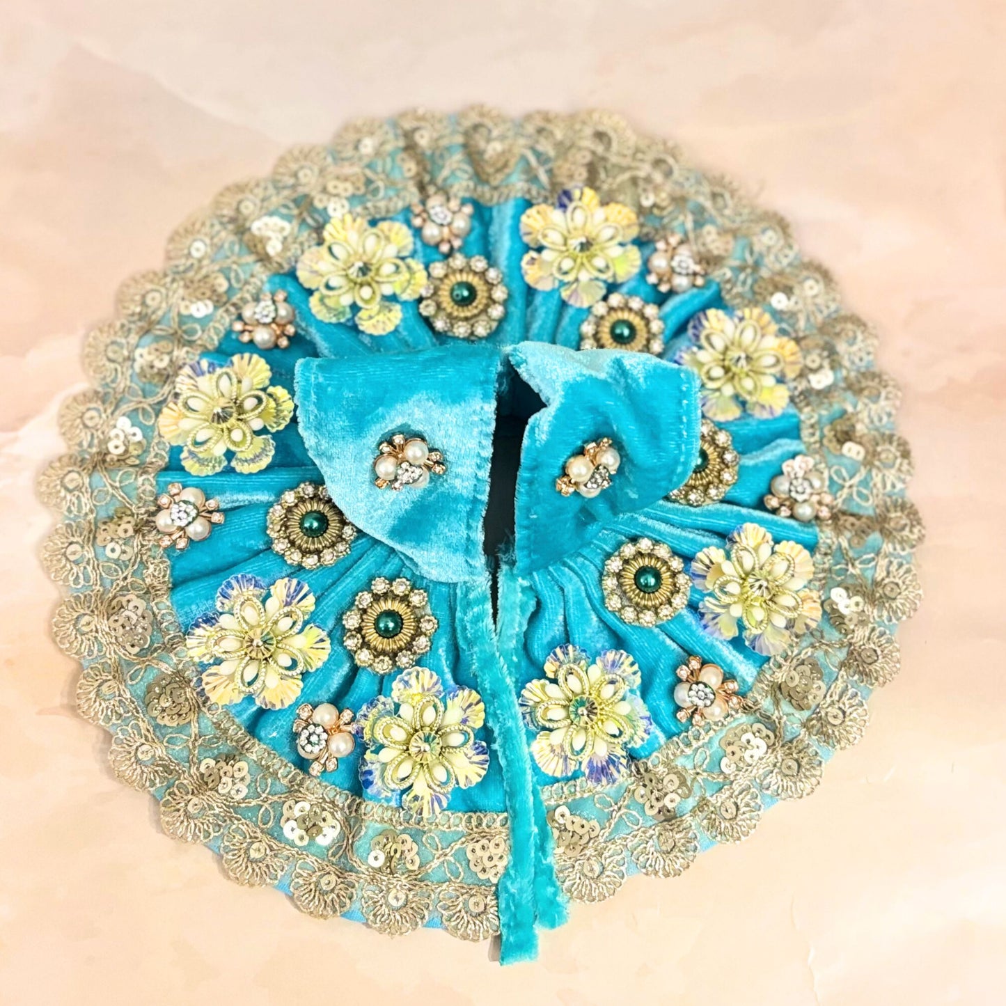 Divyaraga Velvet Laddu Gopal Dress Combo – Set of 4